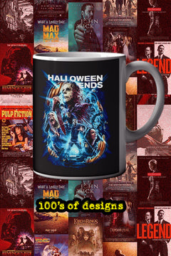 Halloween Halloween Ends 11oz Mug | Horror Film Poster Design | Movie Memorabilia Merchandise