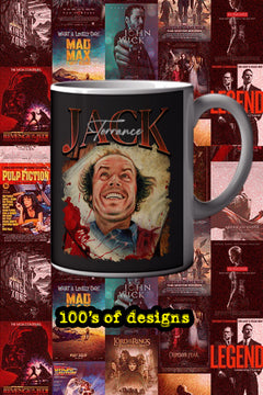 Halloween Jack Torrance 11oz Mug | Horror Film Cup | Scary Movie Merchandise | Creepy Movie Poster Design | Horror Fan Gift