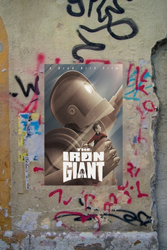 The Iron Giant Vin Diesel Gloss Poster | Film Memorabilia | Sci-Fi Wall Art | Fan Gift