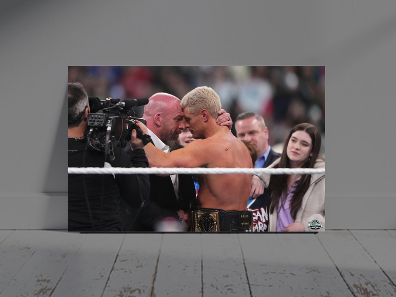 Wrestlemania 40 | Triple H and Cody Rhodes A New Era Begins | Gloss Poster