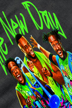 THE NEW DAY WWE T-Shirt | Power of Positivity | Tag Team Champions | Best of Kofi