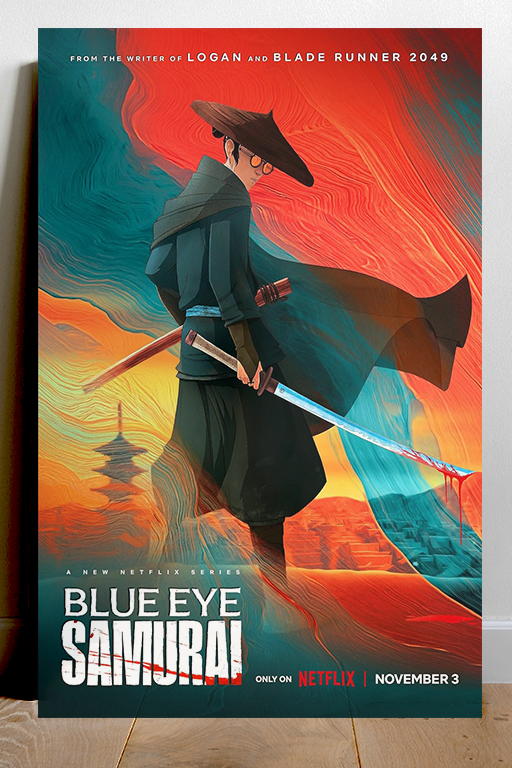 Blue Eye Samurai | Aarif Rahman | Gloss Poster Print | TV Show Merchandise