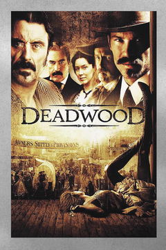 Deadwood Timothy Olyphant Premium Gloss Poster | TV Show Deadwood Design | Vintage Western Wall Art