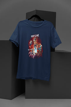 "Horror They Live | Vintage Graphic Tee | Scary Costume Gift | Halloween"