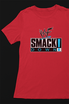 "Smackdown Vintage WWE T-shirt | Attitude Era Wrestling Tee | Retro WWE Apparel | Classic Smackdown Logo Shirt | WWE Fan Gear | 90s Wrestling Merch"