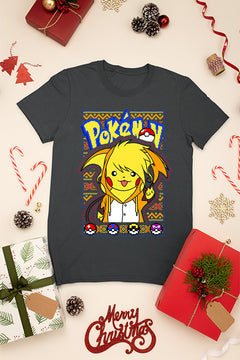 KIDS UGLY Pikachu Christmas Sweater | Pokemon Holiday Cheer | Retro Style | Kids Winter Fashion