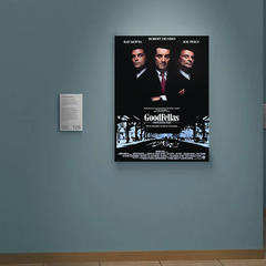 GoodFellas Canvas Print | Film Poster Design | Robert De Niro Joe Pesci Ray Liotta | Mafia Movie Wall Art | Movie Memorabilia Décor