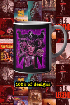 Horror | Scream Film Neon Design | 11oz Mug