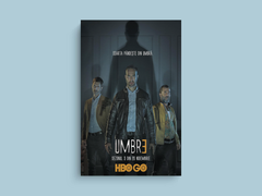 Umbre Canvas Print | TV Show Design featuring Lead Actor's Name | Artwork for Fans of Crime Drama Series