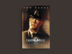 The Green Mile Canvas Print featuring Tom Hanks | Green Mile Film Art | Vintage Movie Poster | Classic Cinema Décor