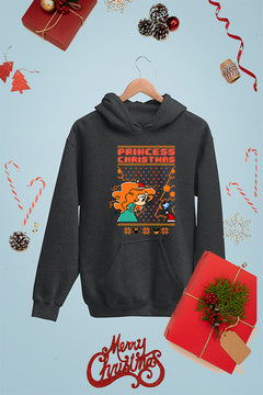 KIDS UGLY Christmas Princess | Festive Kids Ugly Hoodie Design | Vintage Holiday Cheer