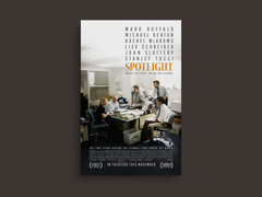 Spotlight Canvas Print | Mark Ruffalo & Rachel McAdams | Film Fan Wall Art | Movie Room Decor | Hollywood Cinema Poster