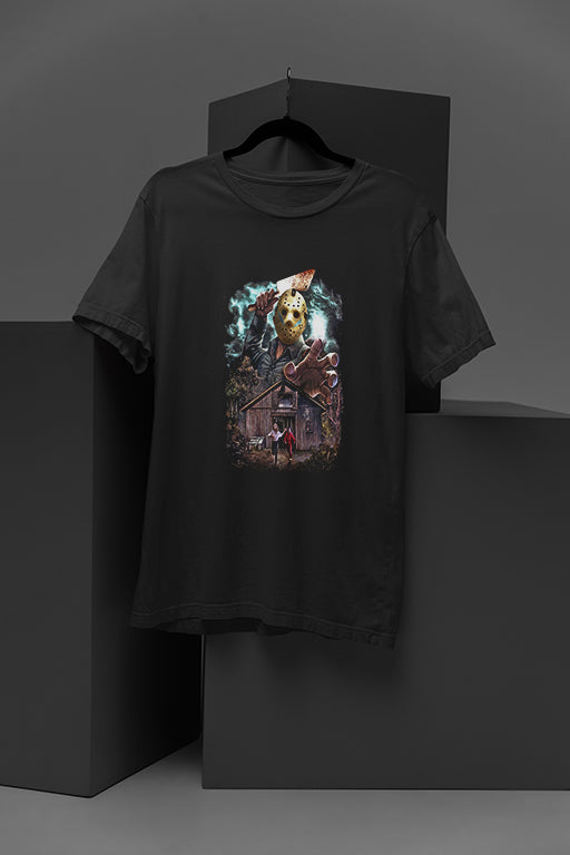 Horror Friday the 13th | Slasher Movie Fan Tee | Creepy Halloween Shirt