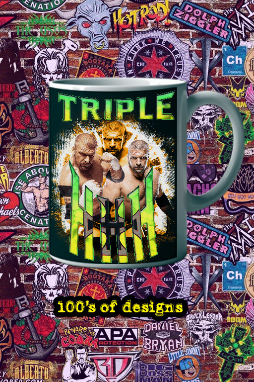 Triple H 11oz Mug - Pro Wrestling | WWE | Triple H Fanart Mug