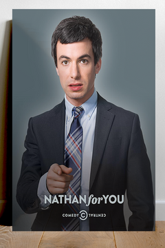 Nathan for You Premium Gloss Poster | Nathan Fielder TV Show | Comedy Central Design | Fan Art Print | Dorm Room Decor