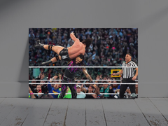 Wrestlemania 40 Damian Priest and Drew McIntyre South Of Heaven Chokeslam Gloss Poster | Collectible Wrestling Art | Wrestlemania 40 Memorabilia | TV Wrestling Print | Limited Edition Wrestlemania 40 Print