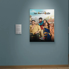 Yeh Meri Family Canvas Print | TV Show Design | Lead Actor's Name