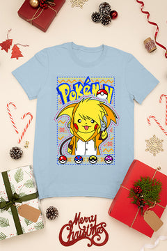 KIDS UGLY Pikachu Christmas Sweater | Pokemon Holiday Cheer | Retro Style | Kids Winter Fashion
