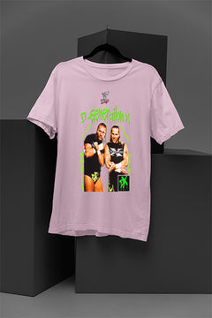 DX WWE Vintage Attitude Era T-Shirt | WWE Wrestling Rebel Merch | 90s Wrestling Icon Apparel