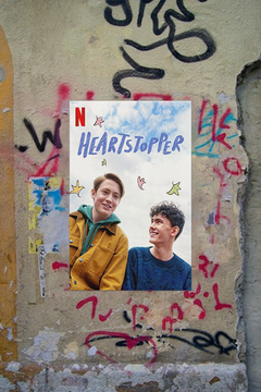 Heartstopper Charlie Plummer Poster Print | Heartthrob Drama Series Artwork | Netflix Heartstopper Fan Gift