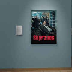 The Sopranos Canvas Print | Tony Soprano | TV Show Wall Art | HBO Mafia Series Decor