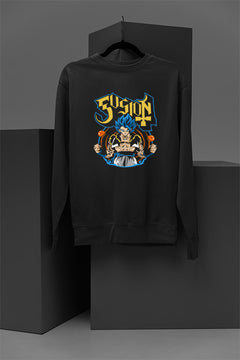 Fusion Power Sweatshirt | Dragon Ball Z Inspired | Anime Fusion Apparel | Saiyan Fusion Top