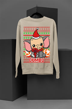 UGLY Dumbo Christmas Sweater | Vintage Dumbo Inspired | Retro Ugly Christmas Sweatshirt |