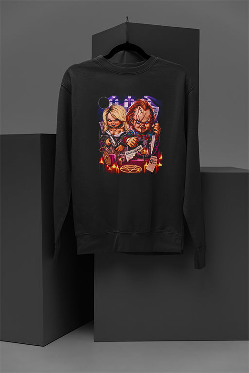 Horror | Bride of Chucky | Cozy Pullover | Warm Sweatshirt | Halloween