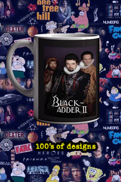 Blackadder II 11oz Mug featuring Rowan Atkinson | TV Show Blackadder II Design