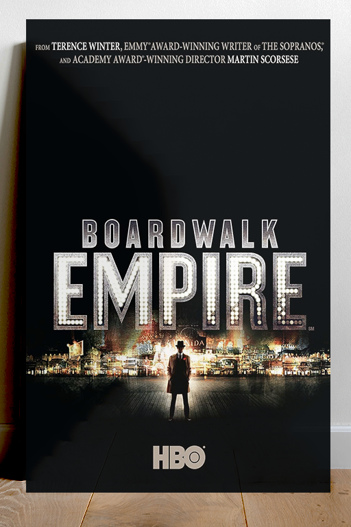 Boardwalk Empire Steve Buscemi Gloss Poster | Vintage TV Show Memorabilia | Nucky Thompson Wall Decor