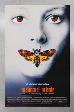 The Silence of The Lambs Anthony Hopkins Jodie Foster Gloss Poster | Movie Art Print | Horror Film Wall Decor | Cult Classic Poster | Film Room Aesthetic | Hannibal Lecter Artwork | Thriller Movie Design | Gift for Film Buffs | Home Cinema