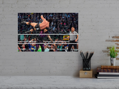 Wrestlemania 40 Damian Priest and Drew McIntyre South Of Heaven Chokeslam Gloss Poster | Collectible Wrestling Art | Wrestlemania 40 Memorabilia | TV Wrestling Print | Limited Edition Wrestlemania 40 Print