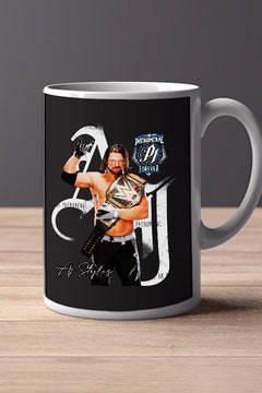 AJ STYLES 11oz Mug | WWE Superstar Image of AJ STYLES | Wrestling Fan Collector's Item