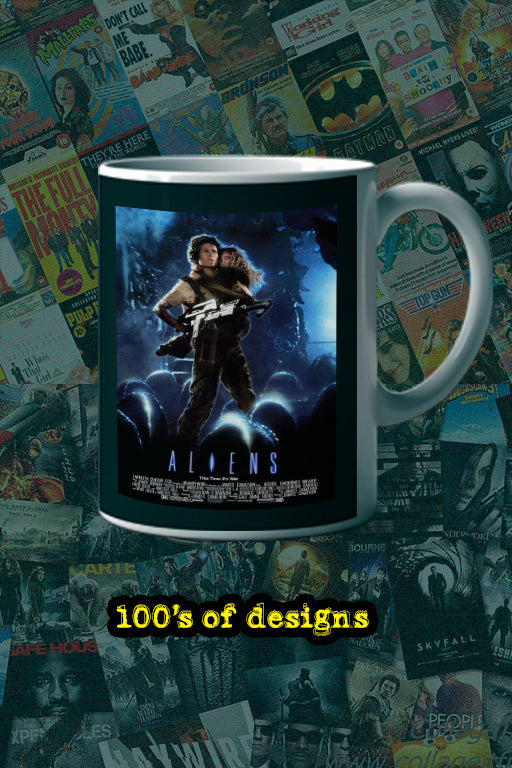 Aliens 11oz Mug featuring Sigourney Weaver | Film Memorabilia Design