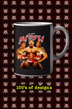 BATISTA 11oz Mug | WWE Inspired Design | Collectible Memorabilia | Ceramic Coffee Cup | Wrestling Fan Gift | Unique Wrestler Merchandise