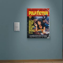 Pulp Fiction Canvas Print | Samuel L. Jackson | John Travolta | Film Art Design