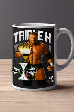 TRIPLE H 11oz Mug featuring Pro Wrestling Superstar Includes Keywords: Hunter Hearst Helmsley | Wrestling Fan Gift | Unique Wrestler Merchandise