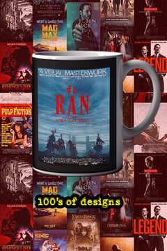 Ran 11oz Mug | Film Memorabilia | Ran Design | Vintage Movie Poster | Toshiro Mifune