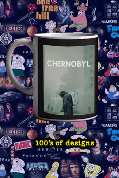 Chernobyl 11oz Mug Stellan Skarsgård Jared Harris Emily Watson TV Show Chernobyl Poster Design | Pripyat Tribute | Radiation Disaster Souvenir