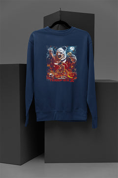 Horror Terrifier 2 | Cozy Pullover | Creepy Clown | Warm Sweatshirt | Halloween