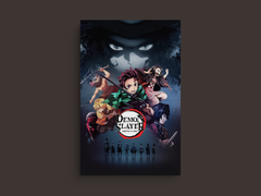 Demon Slayer Canvas Print | Tanjiro Kamado | Anime Wall Art Decor