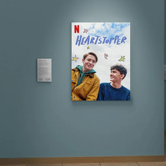 Heartstopper Canvas Print featuring Nicholas and Charlie | TV Show Fan Art