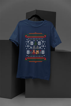 UGLY Christmas Shirt: Zelda's Festive Hyrule Adventure | Link | Triforce | Christmas