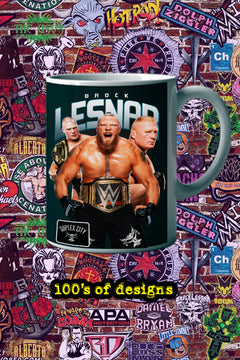 BROCK LESNAR 11oz Mug | Pro Wrestling Champion Photo Mug Design