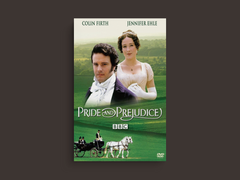 Pride and Prejudice Canvas Print | Darcy and Elizabeth | TV Show Design