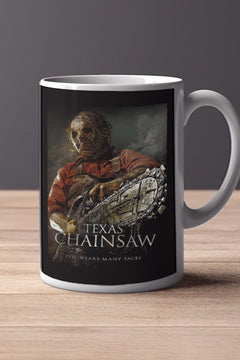 Horror Texas Chainsaw 11oz Mug | Film Fan Gift | Scary Movie Lover | Halloween Coffee Cup