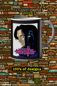 Monster 11oz Mug Featuring Lead Actor | TV Show | Monster Design | Collectible Item