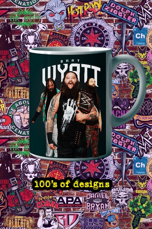 BRAY WYATT 11oz Mug | Pro Wrestling | Fan Merchandise | Wrestling Gift | Bray Wyatt Design