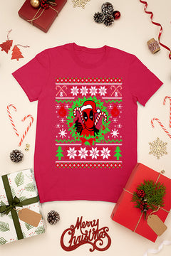 KIDS UGLY Deadpool Holiday Havoc T-Shirt | Merc with a Mouth | Retro Cool Kids