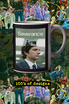 Severance 11oz Mug | TV Show Poster Design | Lead Actor's Name